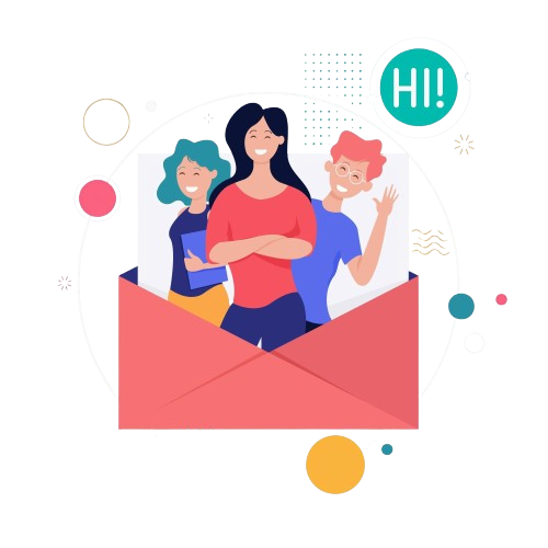 Email marketing illustration